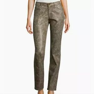 Lafayette 148 silver jeans size 12 EUC